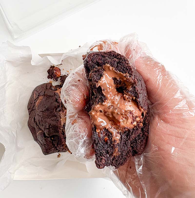 galletas de chocolate como regalo
