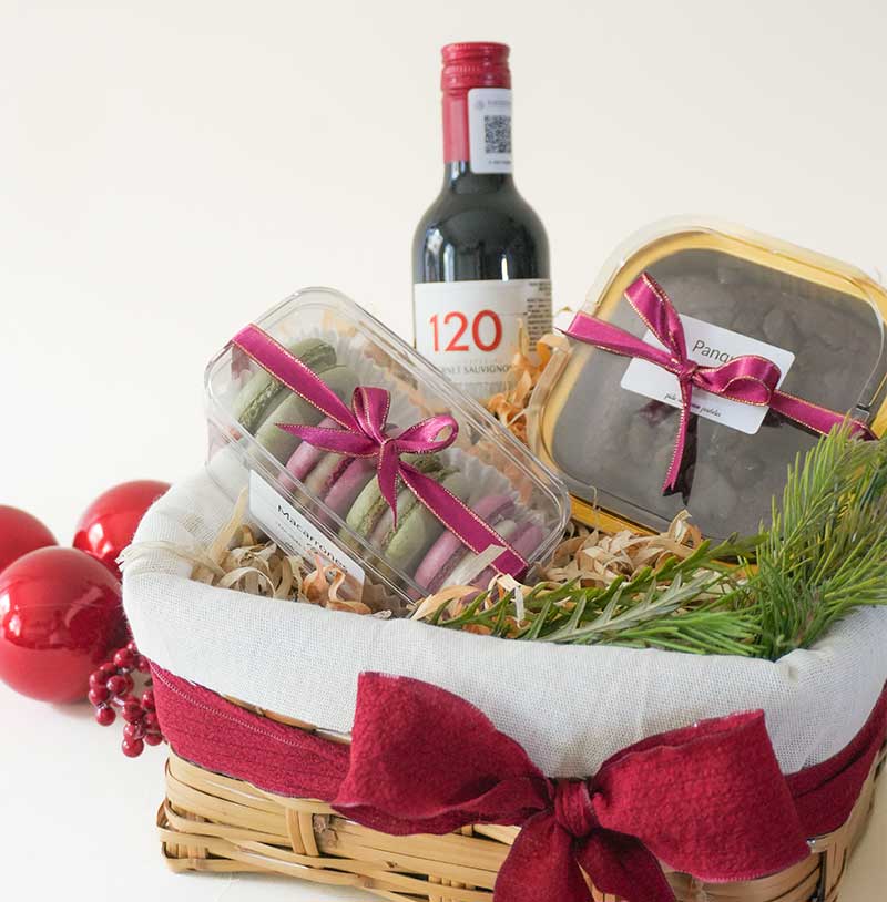 Canasta navideña - Pequeña navidad