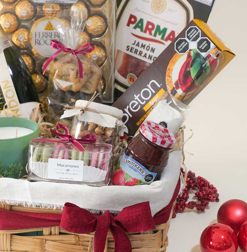 Canasta navideña Premium