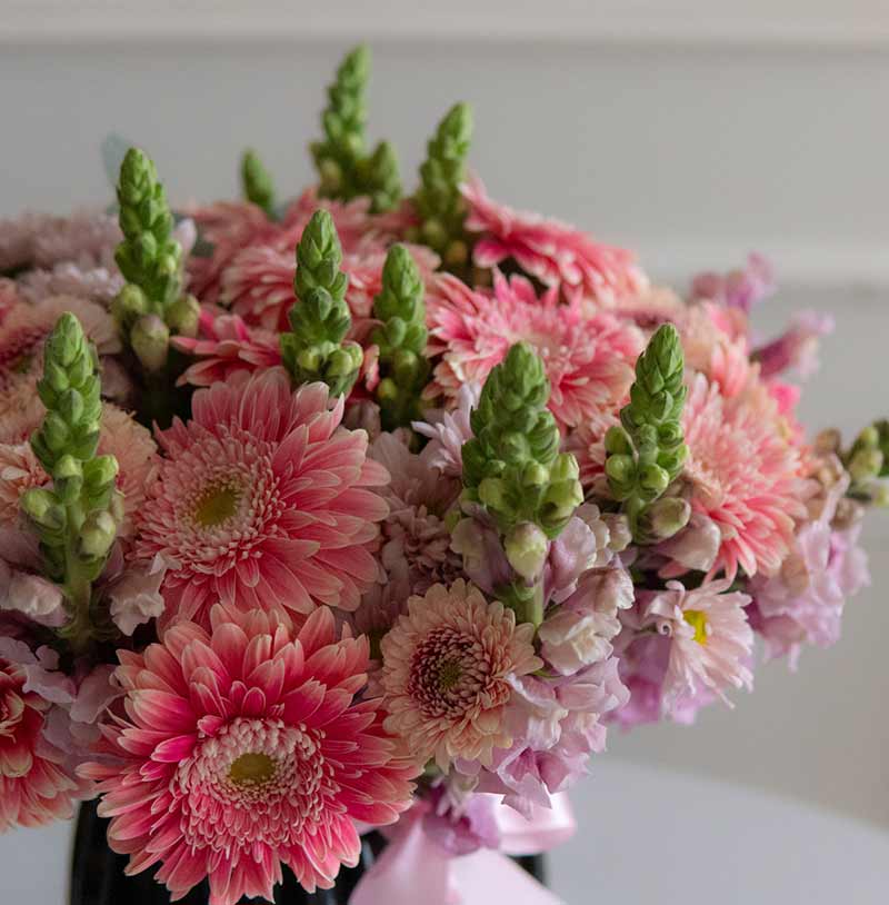 arreglo de margarita con gerberas de lujo