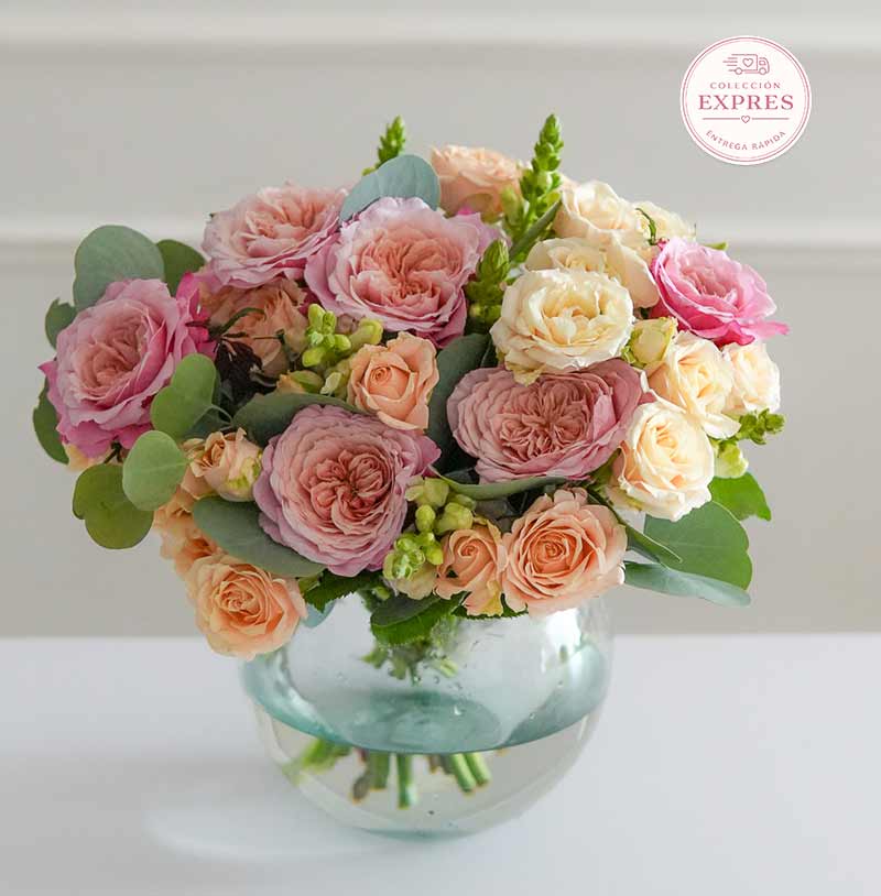 arreglo de rosas japonesas envia flores con entrega rápida 