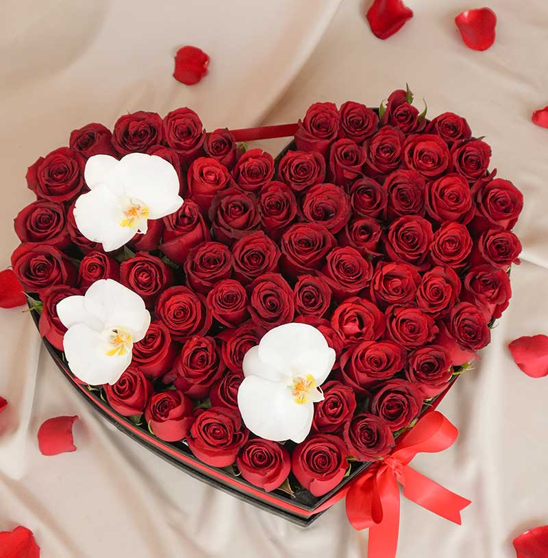 Love Forever -75 rosas 14 de febrero