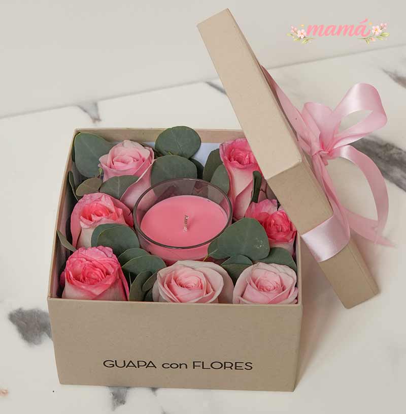 caja de flores para mama en cdmx