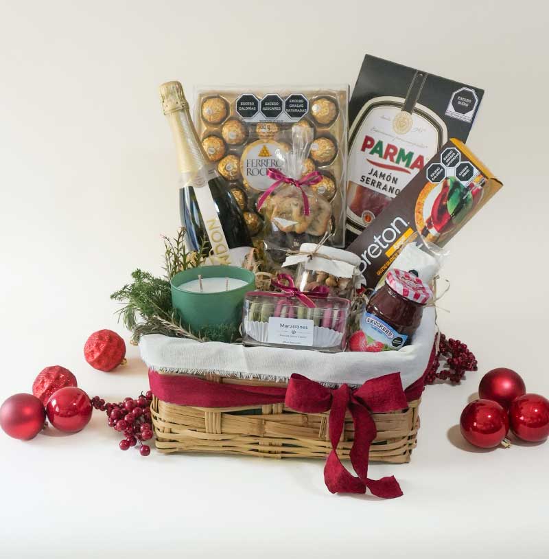 Canasta navideña Premium