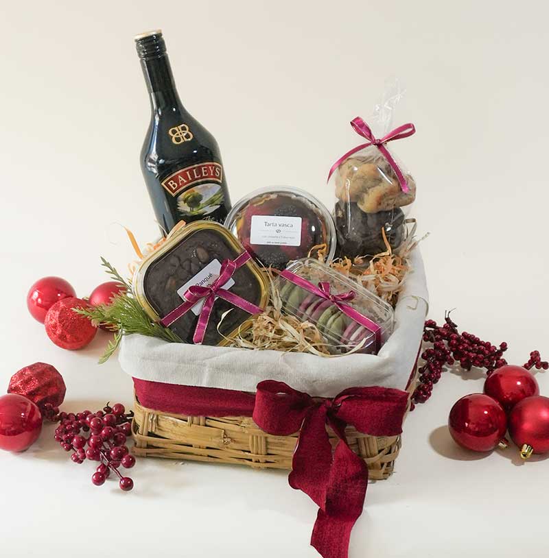canasta navidena para entrega urgente