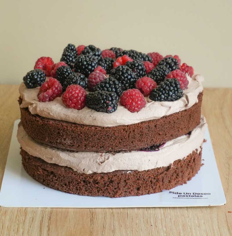 el pastel más rico de chocolate para envío