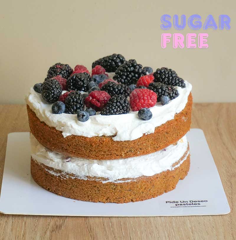 entrega de pasteles sin azucar sin gluten en cdmx