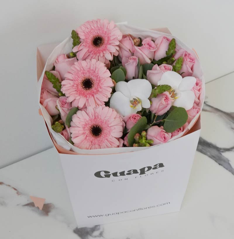 etnrega de ramos de rosas y gerberas en cdmx exprés