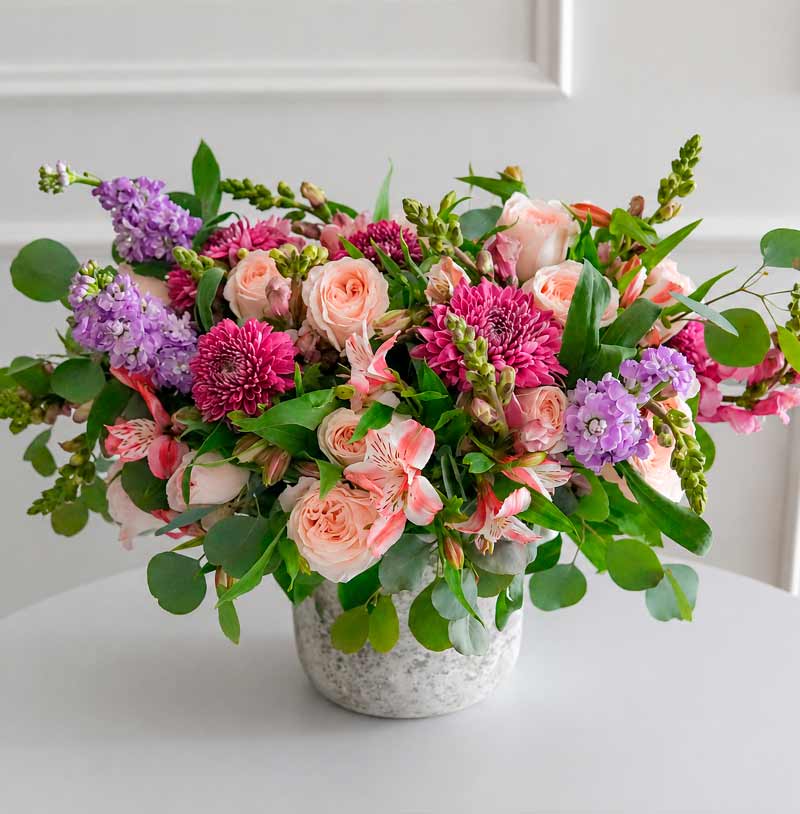 envía arreglo de rosas y flores para envío a domicilio