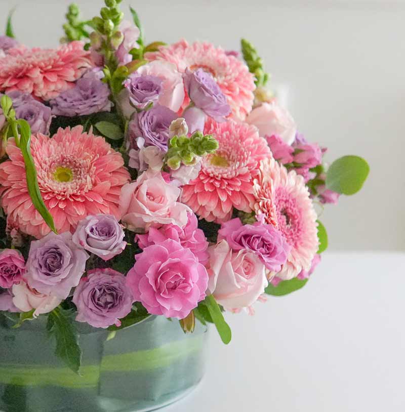 envía arreglo de rosas con gerberas con entrega el mismo día urgente
