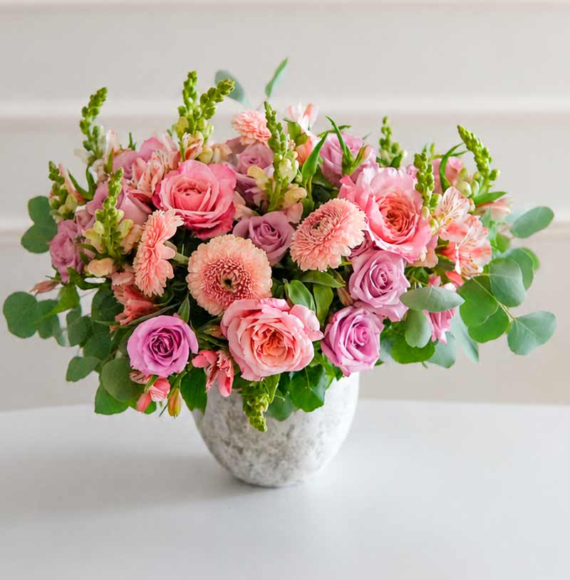 envía flores arreglo exclusico de rosas japonesas
