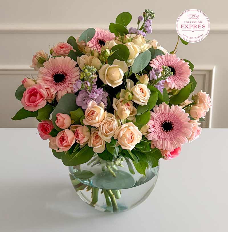 envia flores cdmx con mini rosa spray cdmx