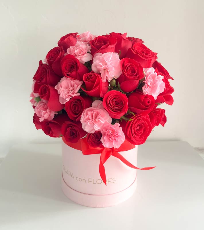 envia flores monterrey con rosas y clavelina