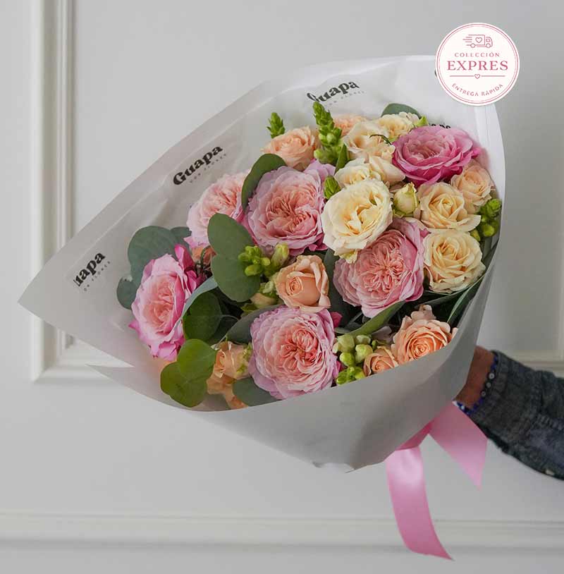 envia flores ramo de rosas japonesas exclusivas exprés 