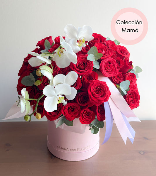     envia-rosas-rojas-para-mama-cdmx-2023  711 × 800 px  arreglo de 100 rosas rojas con orquídeas a domicilio envia flores 10 de mayo