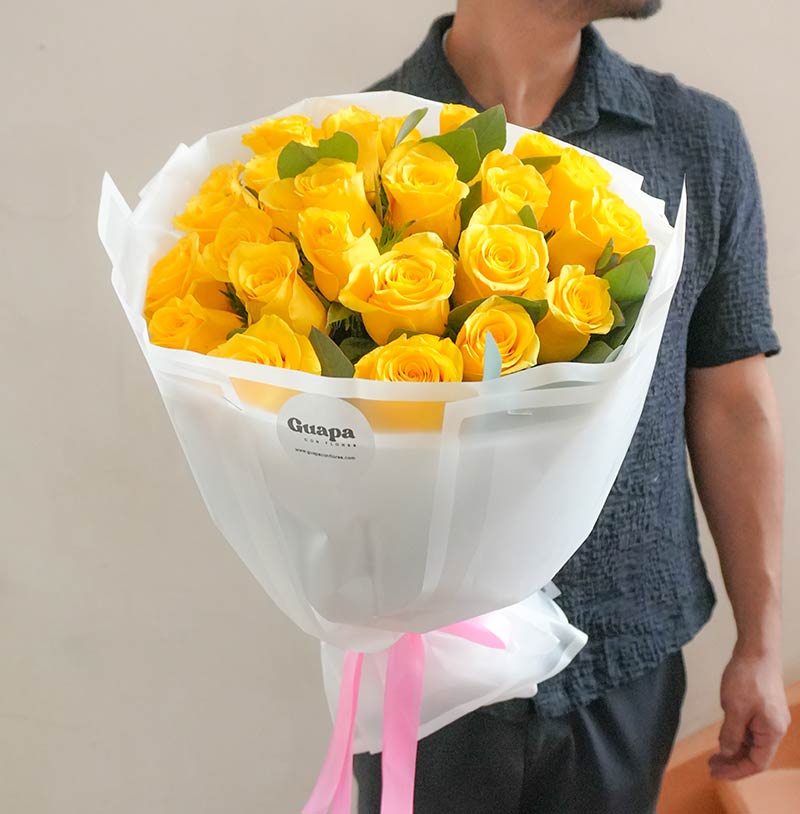 enviar rosas amarillas floricienta