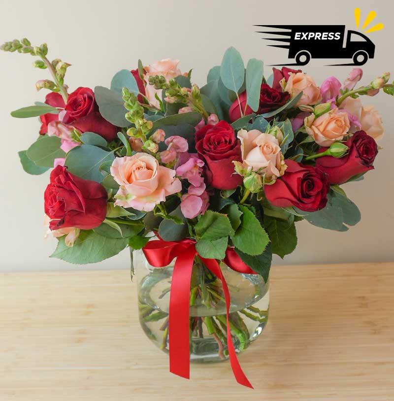 enviar arreglo de rosas rojas con entrega urgente rapida en cdmx con rosas rojas