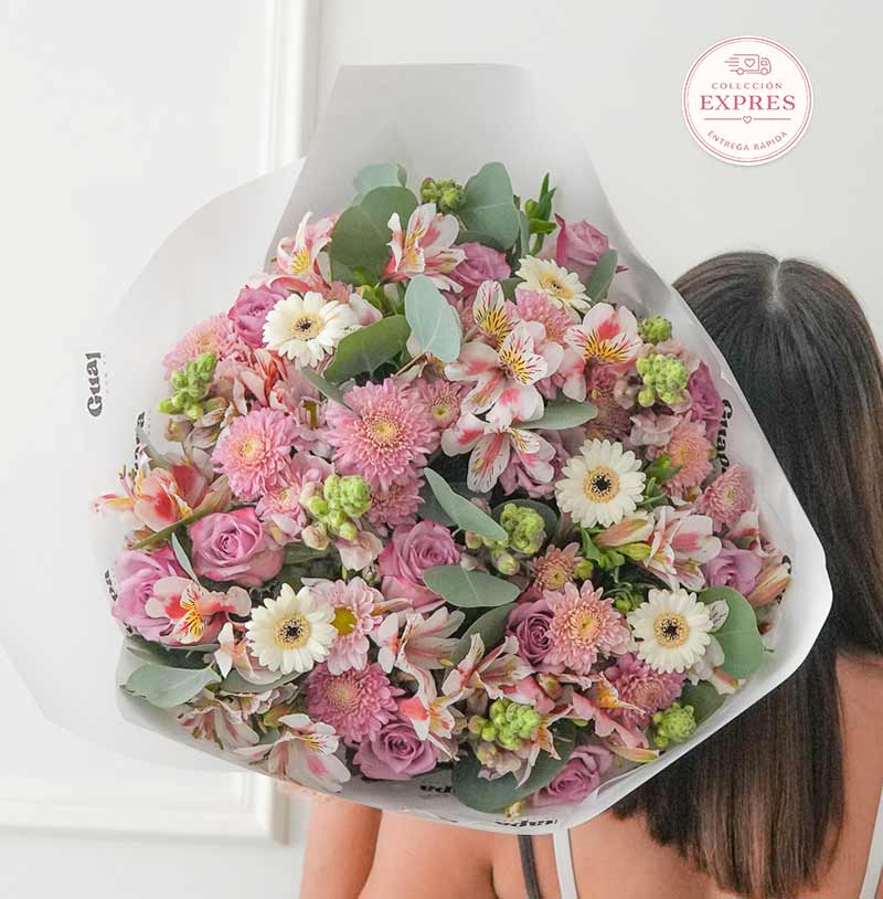 enviar flores variadas amo hermoso de flores con entrega a domicilio