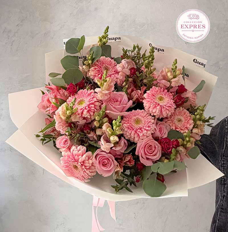 envio de flores con entrega en cdmx de gerberas con rosas para regalo