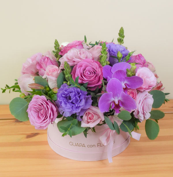 flores en caja elegantes para envío a domicilio en cdmx