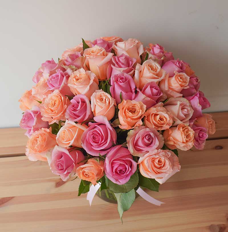 flores para mama en florero