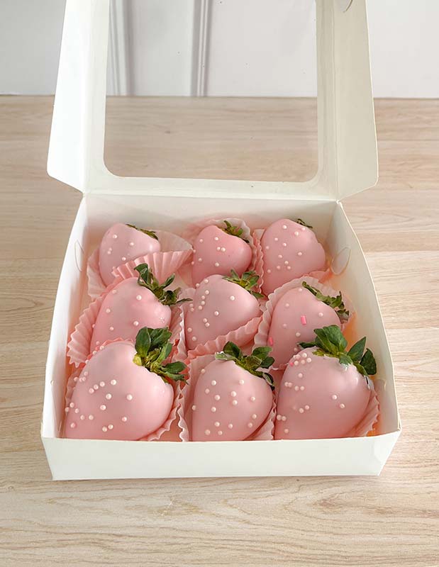 Strawberry box- Fresas cubiertas con chocolate