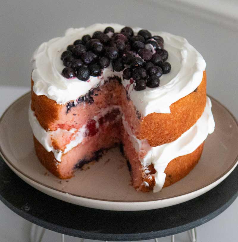 pastel de fresa coin moras para enviar y regalar