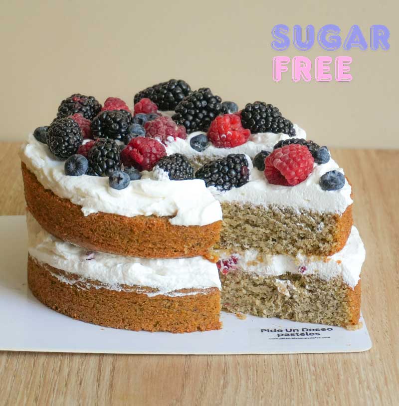 pastel de vainilla mantequilla sin azùcar para envìo exprès