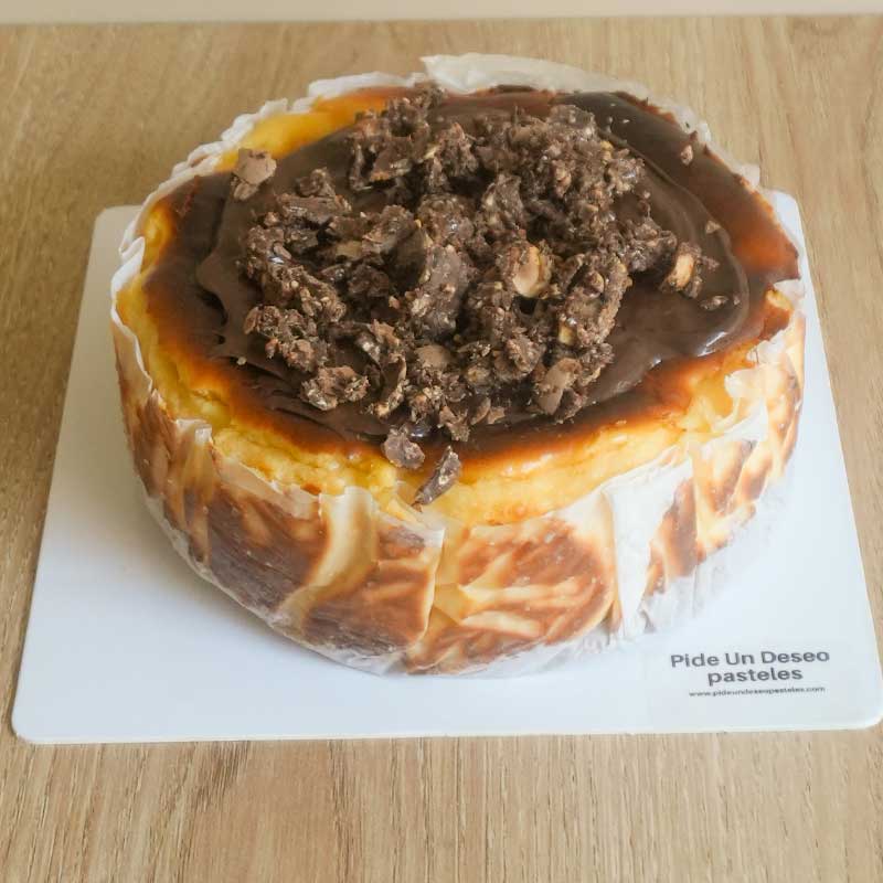 Tarta de queso con nutella y ferrero - 8 a 10 personas