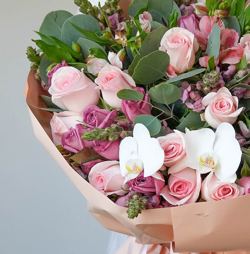 ramo de rosas de lujo