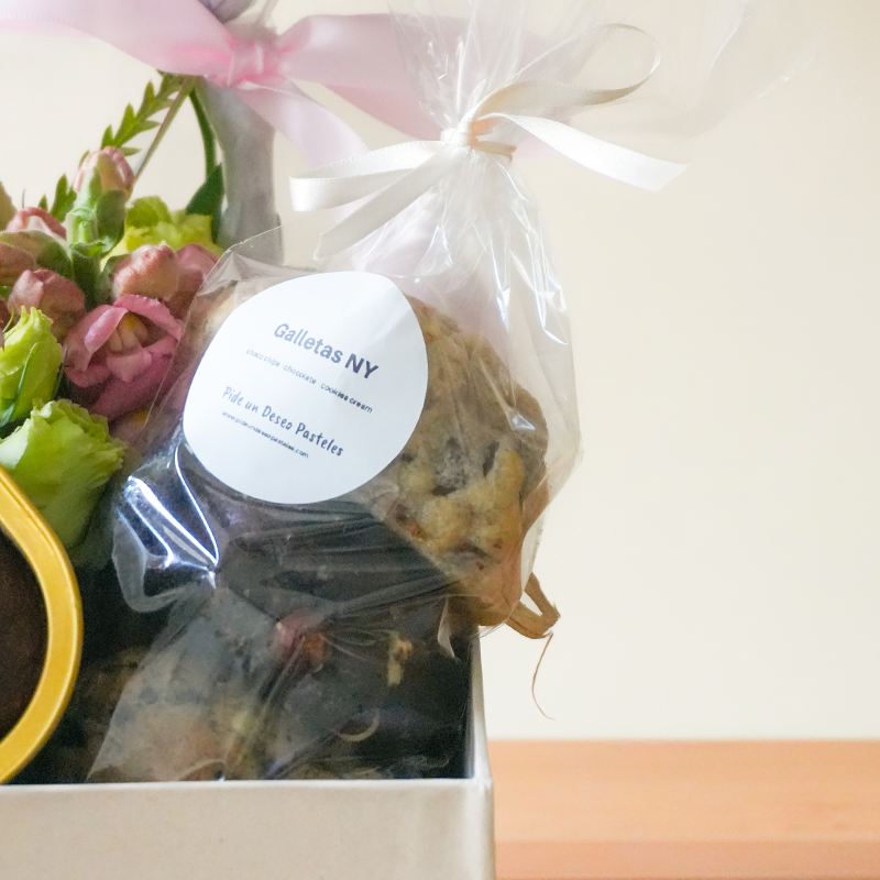 regalo de flores con las más deliciosas galletas de cdmx