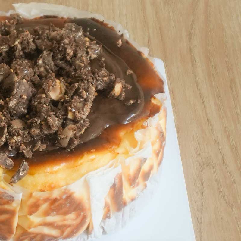 Tarta de queso con nutella y ferrero - 8 a 10 personas