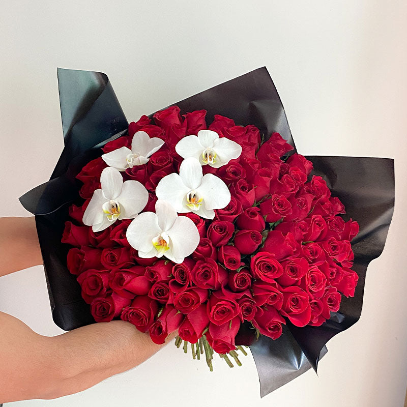 envia flores ramo de 100 rosas rojas a domicilio cdmx