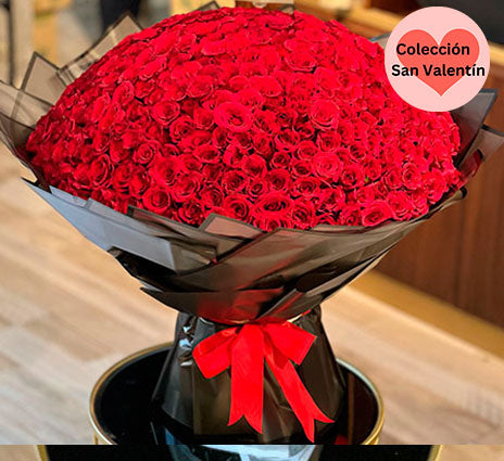Ramo de 500 rosas rojas San Valentín Monterrey