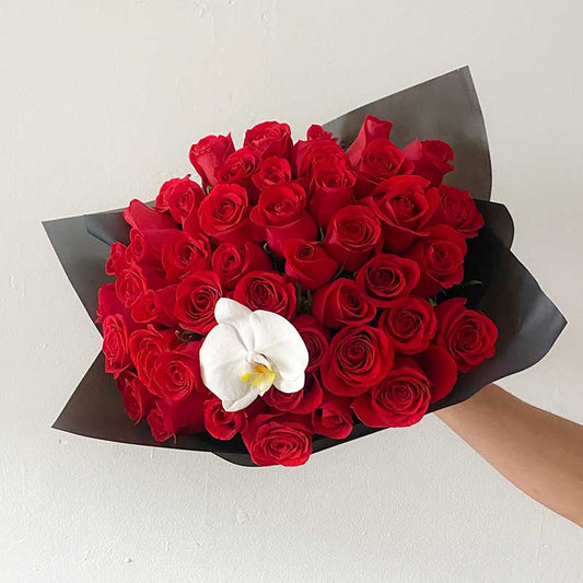 Ramo de 50 rosas rojas envia flores expres
